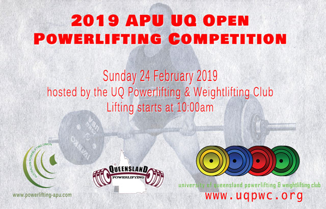 2019 UQ Open Powerlifting Competition